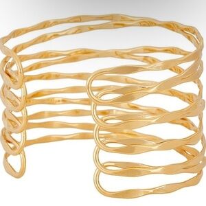 Express Gold Architectural Spiral Bracelet